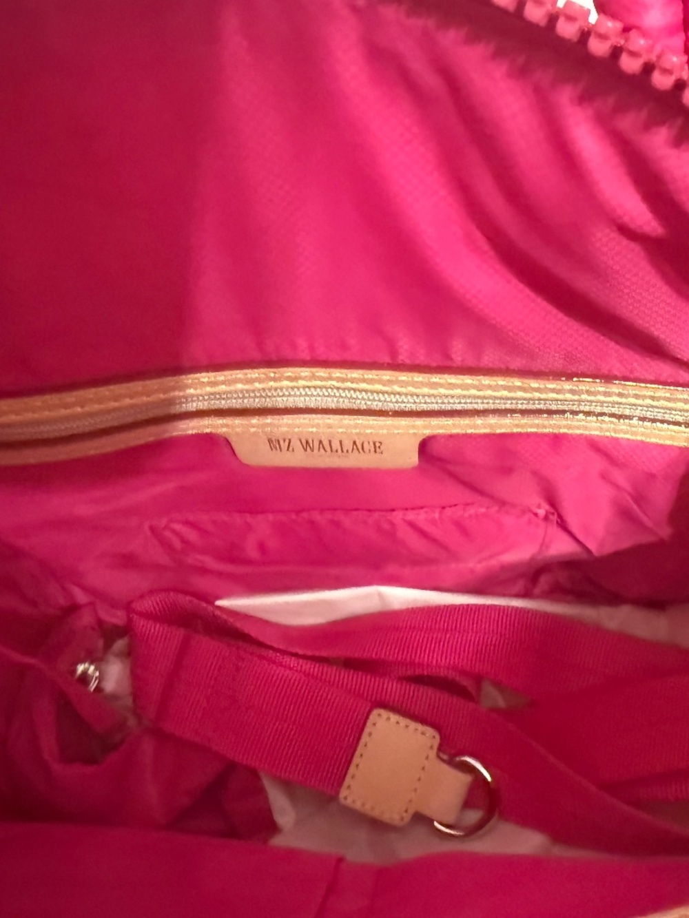 MZ Wallace Sutton Deluxe Size S Fuchsia with Sequin NWT - Picture 6 of 9